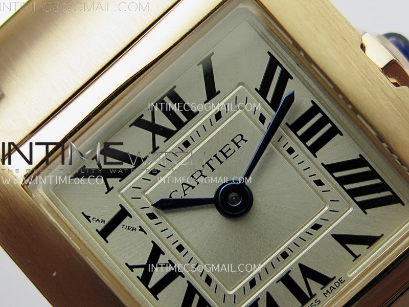 Tank Francaise Ladies 21.2mm RG 8848F 1:1 Best Edition Silver Dial on RG Bracelet Ronda Quartz V2